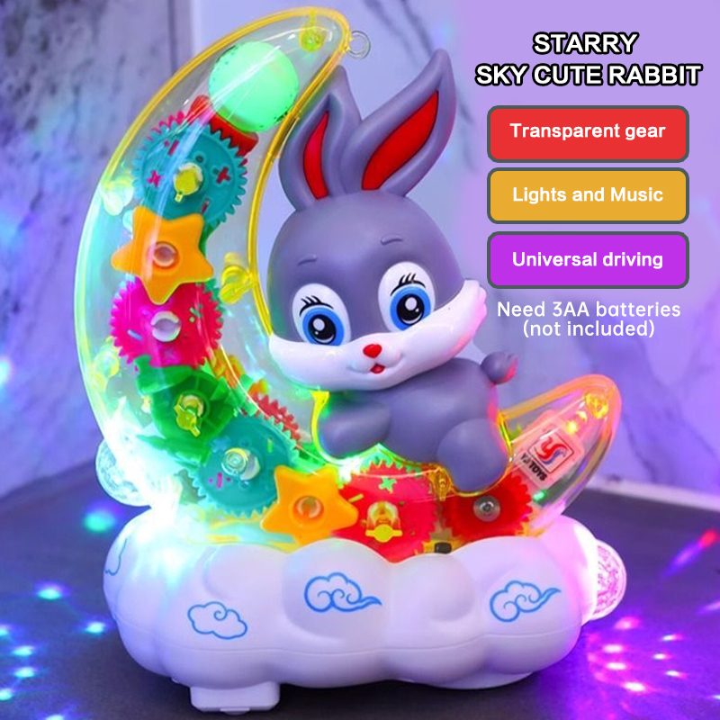 Scooter Electric - Patinete de juguete eléctrico Moon Rabbit