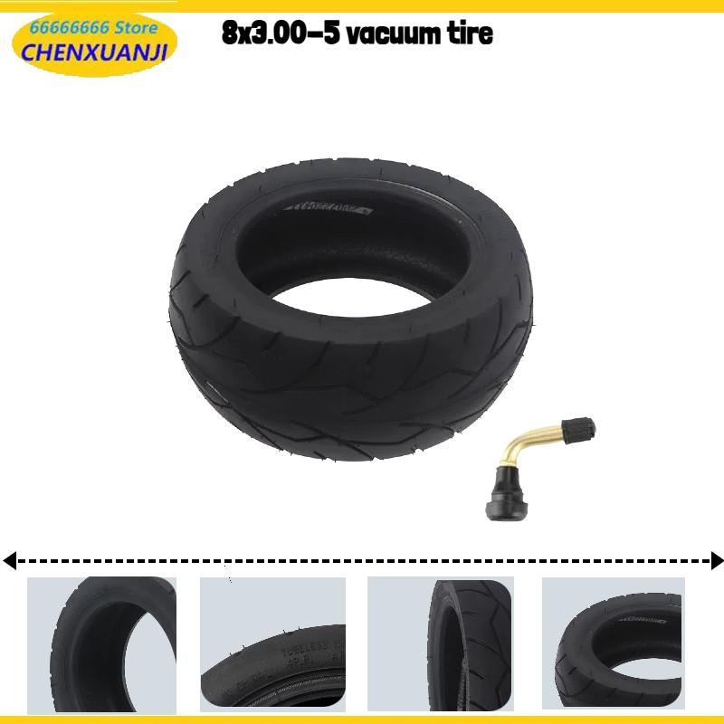 Scooter Tire - Neumático de vacío 8x3.00-5 para patinete