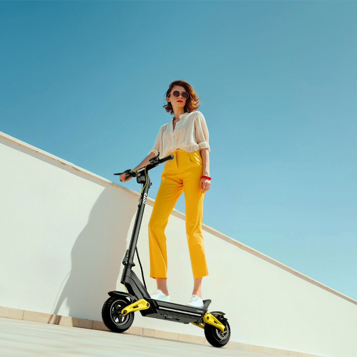 Patinete eléctrico ligero de d - Folding Electric Scooter reseña y precio